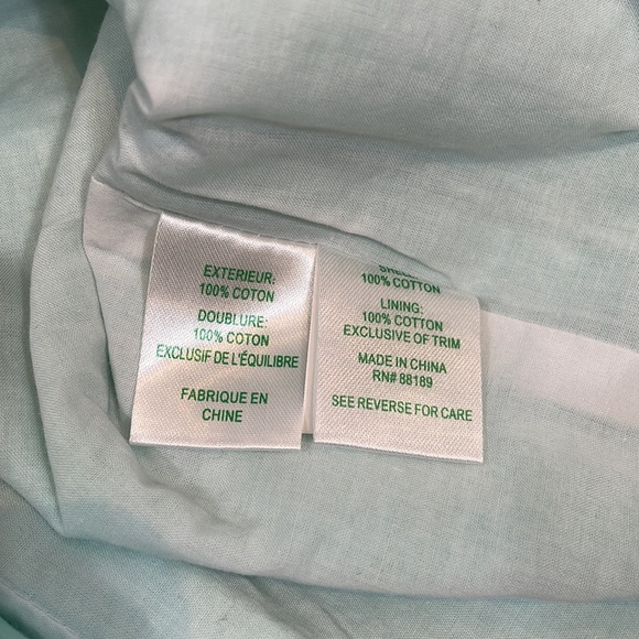 Lilly Pulitzer Dress size 00 Aqua with Gold embellishment - Picture 10 of 12